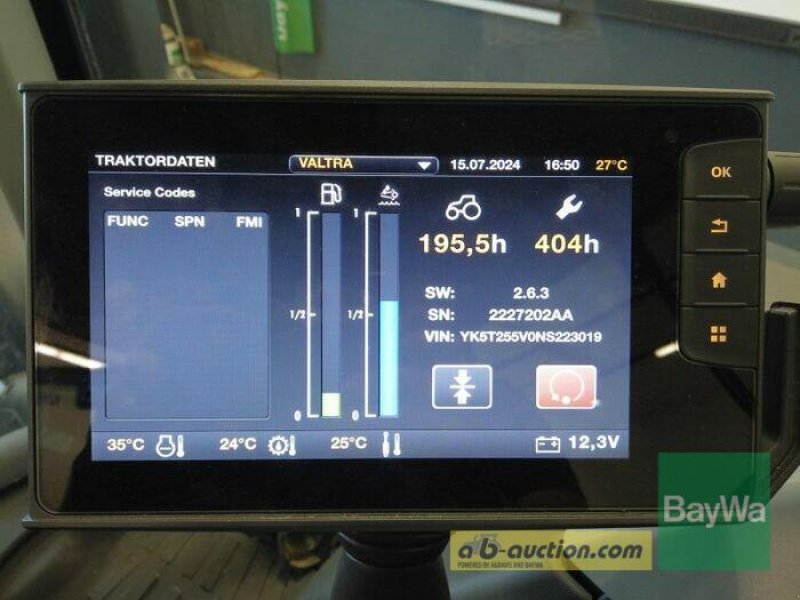 Traktor Türe ait Valtra T 255 V, Gebrauchtmaschine içinde Manching (resim 9)