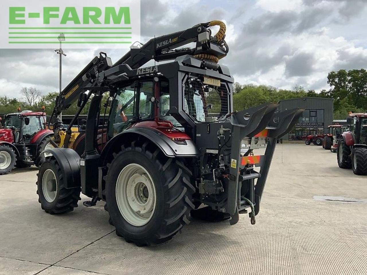 Traktor del tipo Valtra t154 active c/w roof mounted kelsa 500t forestry crane (st19912), Gebrauchtmaschine en SHAFTESBURY (Imagen 5)