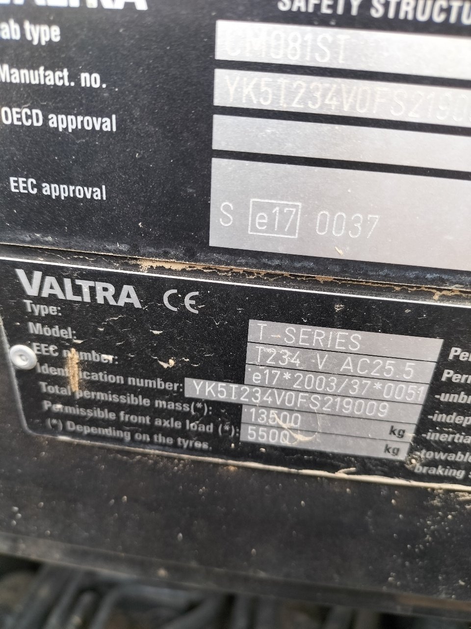 Traktor typu Valtra T234, Gebrauchtmaschine v Marolles (Obrázek 5)