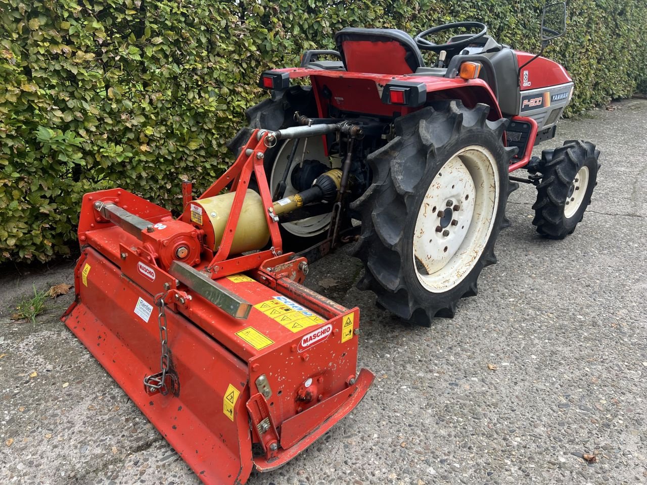 Traktor van het type Yanmar F20 4x4 20Pk met Maschino Frees, Gebrauchtmaschine in Ulicoten (Foto 9)