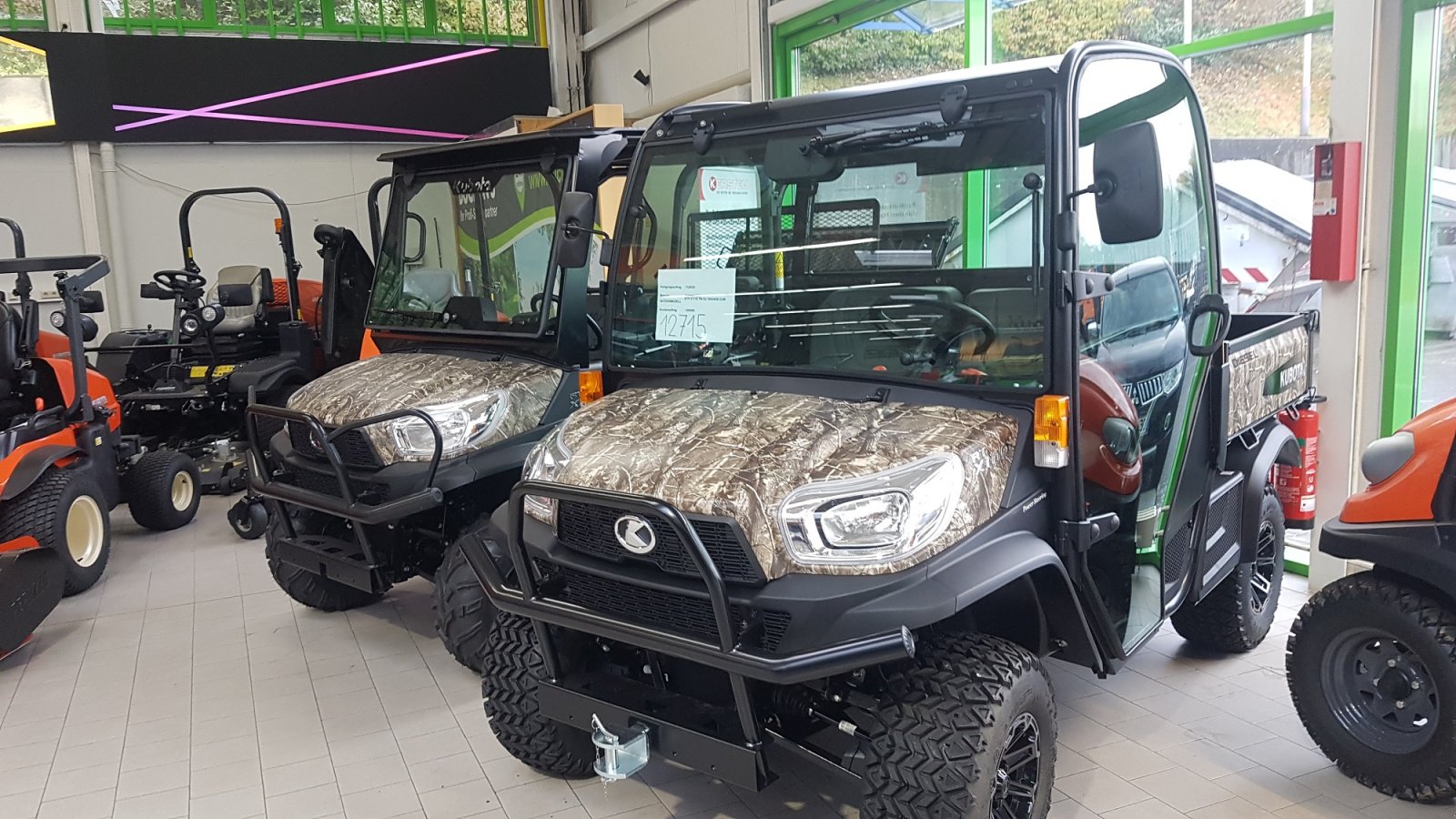 Transportfahrzeug του τύπου Kubota RTVX-1110 Camouflage, Neumaschine σε Olpe (Φωτογραφία 2)