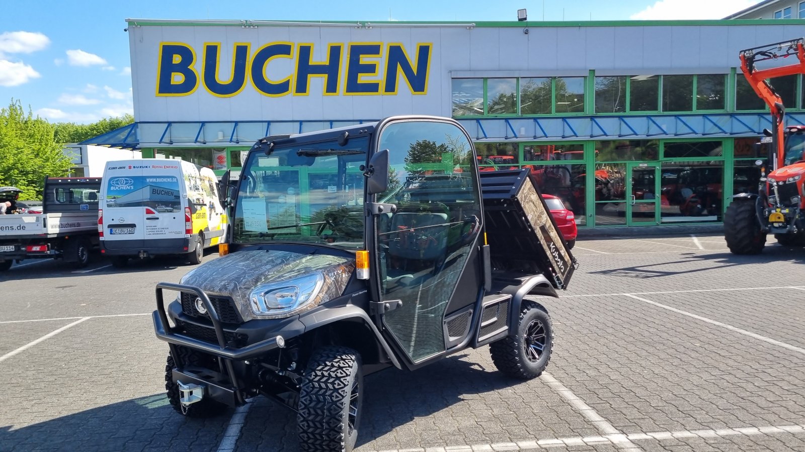 Transportfahrzeug des Typs Kubota RTVX-1110 Camouflage, Neumaschine in Olpe (Bild 3)