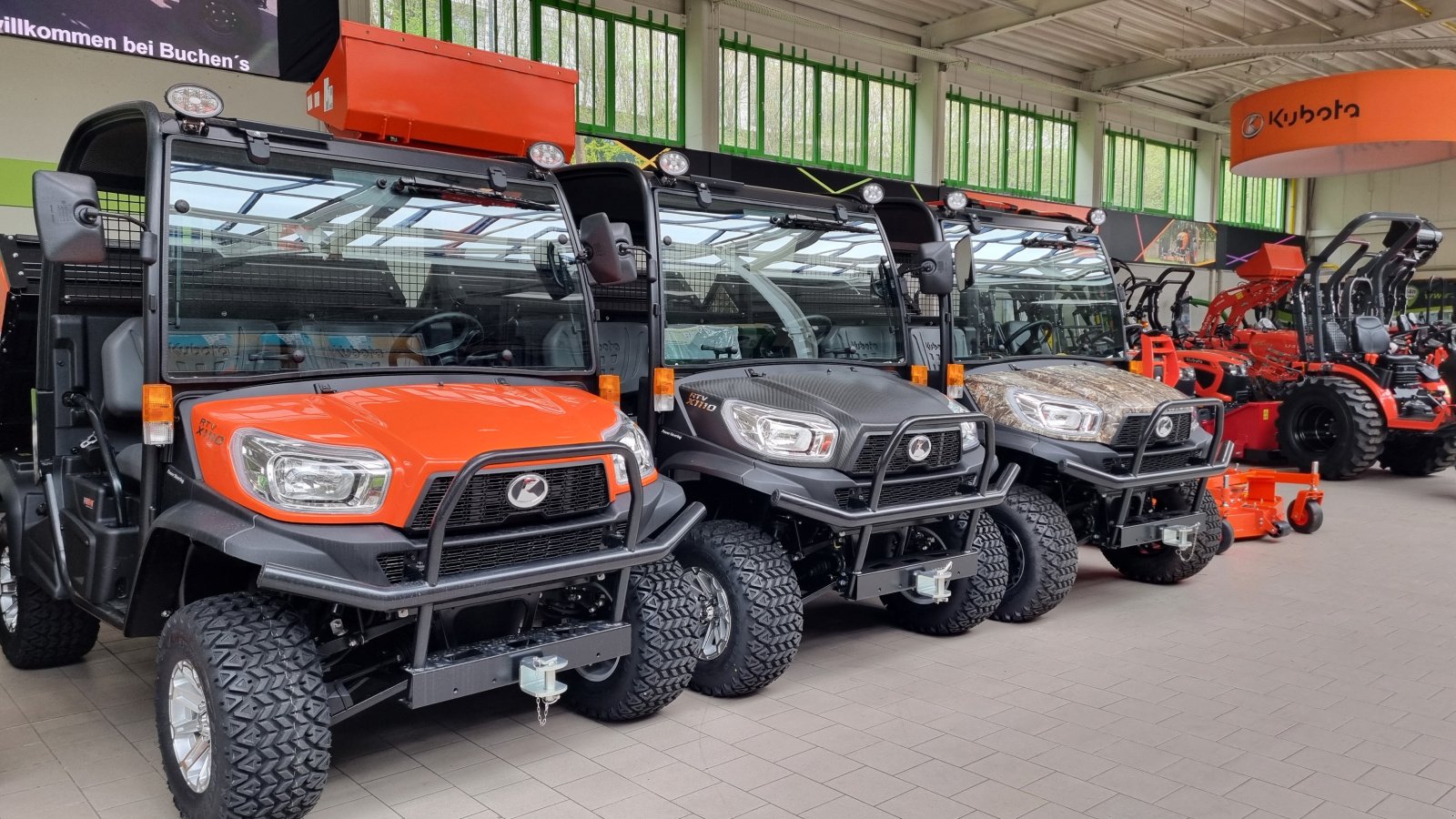 Transportfahrzeug typu Kubota RTVX-1110 Camouflage, Neumaschine v Olpe (Obrázek 8)