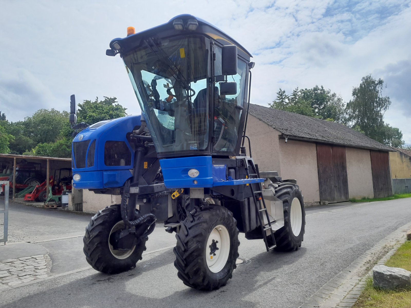 Traubenvollernter Türe ait New Holland Braud 9080L, Gebrauchtmaschine içinde Creglingen (resim 5)