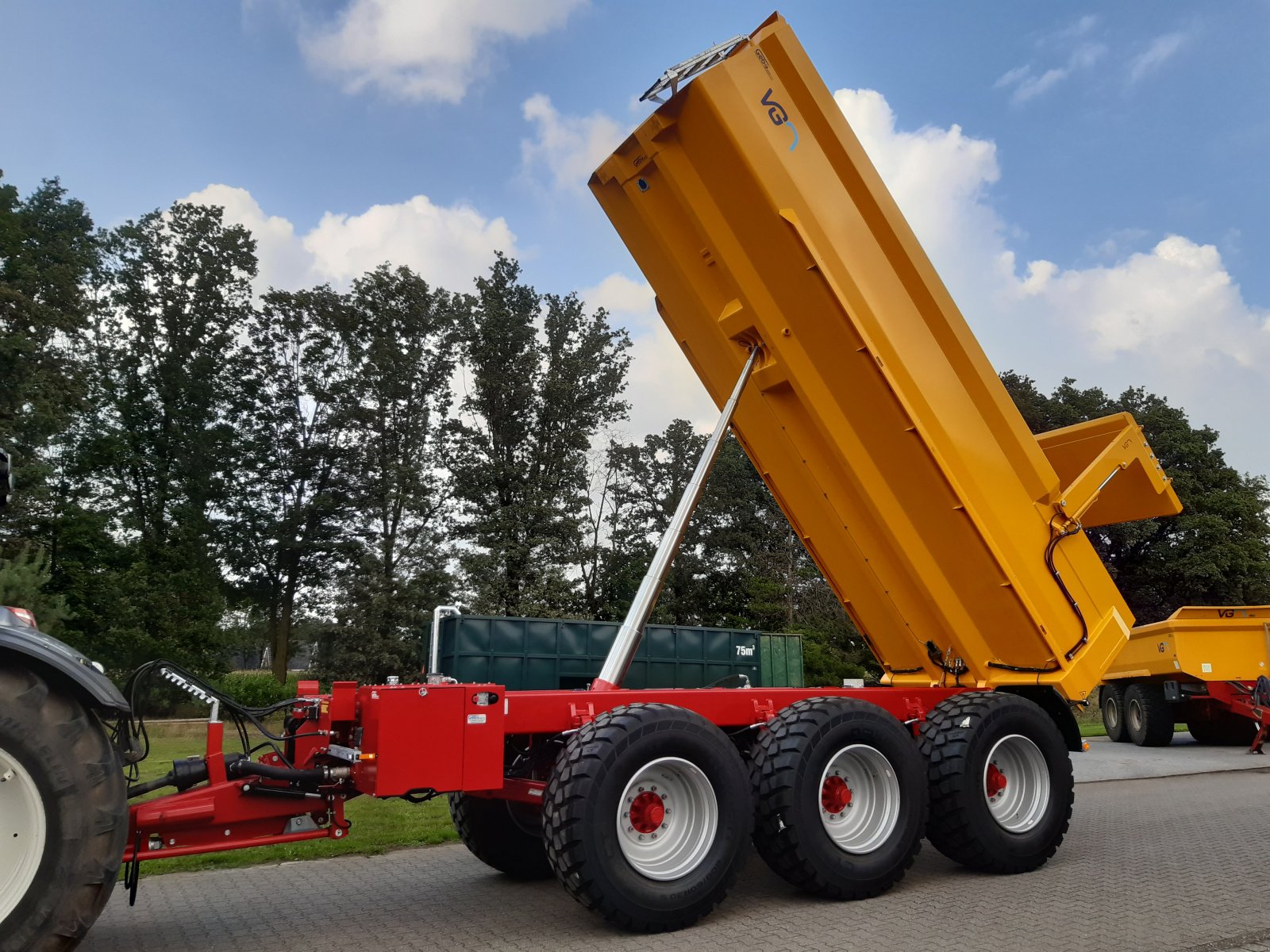 Tridemkipper del tipo VGM (Van Ginkel machines) ZK30-2 Tridem-Schwerlast-Muldenkipper, Neumaschine en Bocholt (Imagen 16)