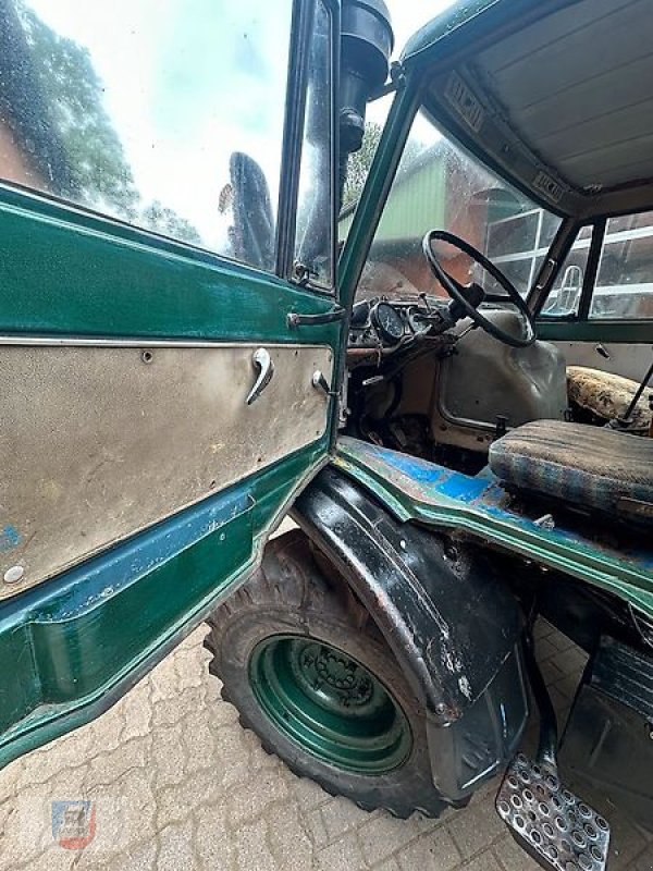 Unimog del tipo Mercedes-Benz 416 Frontzapfwelle Werner Seilwinde Dreiseitenkipper H TÜV, Gebrauchtmaschine en Fitzen (Imagen 9)