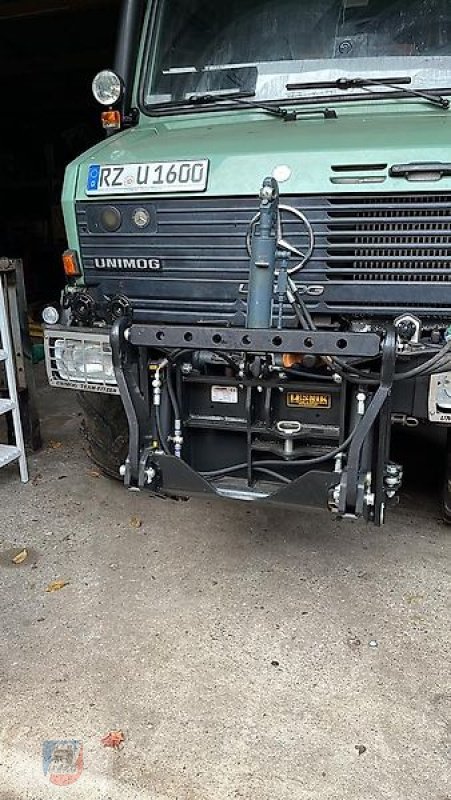 Unimog tipa Mercedes-Benz Frontkraftheber Hydraulik Lesnik PU26 Anbau-Platte Mwst., Gebrauchtmaschine u Fitzen (Slika 14)