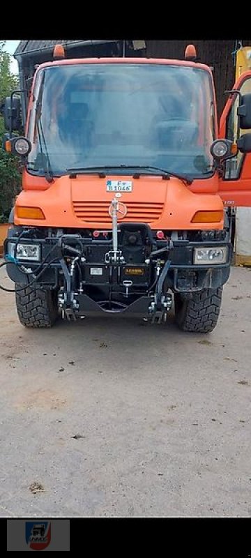 Unimog typu Mercedes-Benz Frontkraftheber Hydraulik Lesnik PU26 Anbau-Platte Mwst., Gebrauchtmaschine v Fitzen (Obrázok 11)