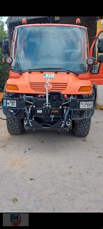 Unimog tipa Mercedes-Benz Frontkraftheber Hydraulik Lesnik PU26 Anbau-Platte Mwst., Gebrauchtmaschine u Fitzen (Slika 11)