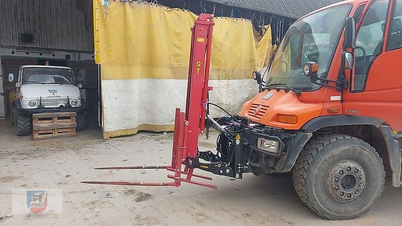 Unimog tipa Mercedes-Benz Frontkraftheber Hydraulik Lesnik PU26 Anbau-Platte Mwst., Gebrauchtmaschine u Fitzen (Slika 15)