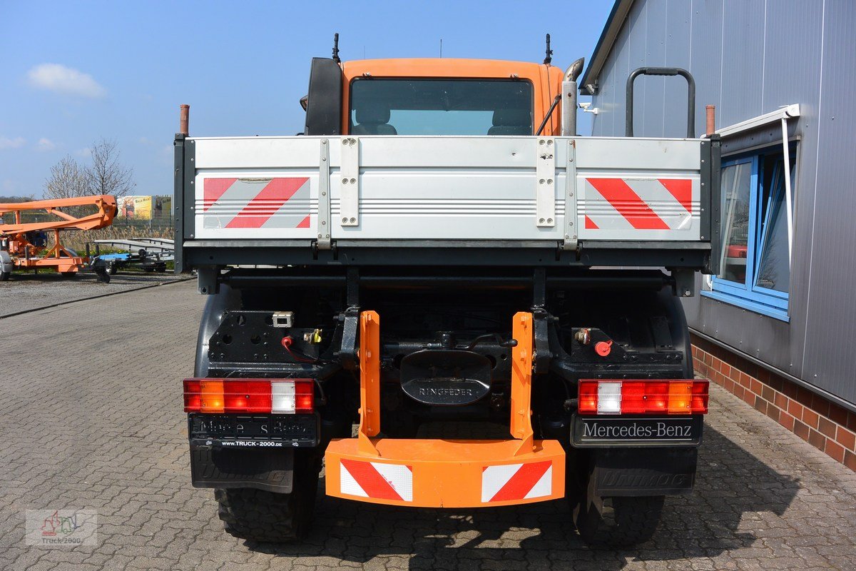 Unimog Türe ait Mercedes-Benz U 400 4 x 4 Mulag Teleskopausleger + Zapfwelle, Gebrauchtmaschine içinde Sottrum (resim 9)