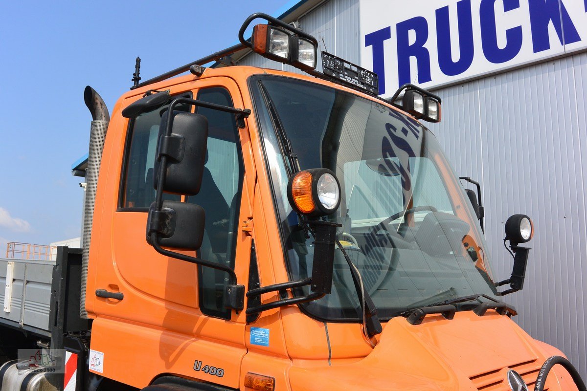 Unimog Türe ait Mercedes-Benz U 400 4 x 4 Mulag Teleskopausleger + Zapfwelle, Gebrauchtmaschine içinde Sottrum (resim 13)