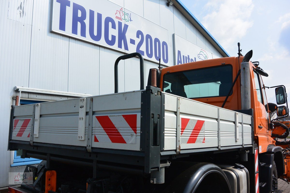 Unimog del tipo Mercedes-Benz U 400 4 x 4 Mulag Teleskopausleger + Zapfwelle, Gebrauchtmaschine In Sottrum (Immagine 21)