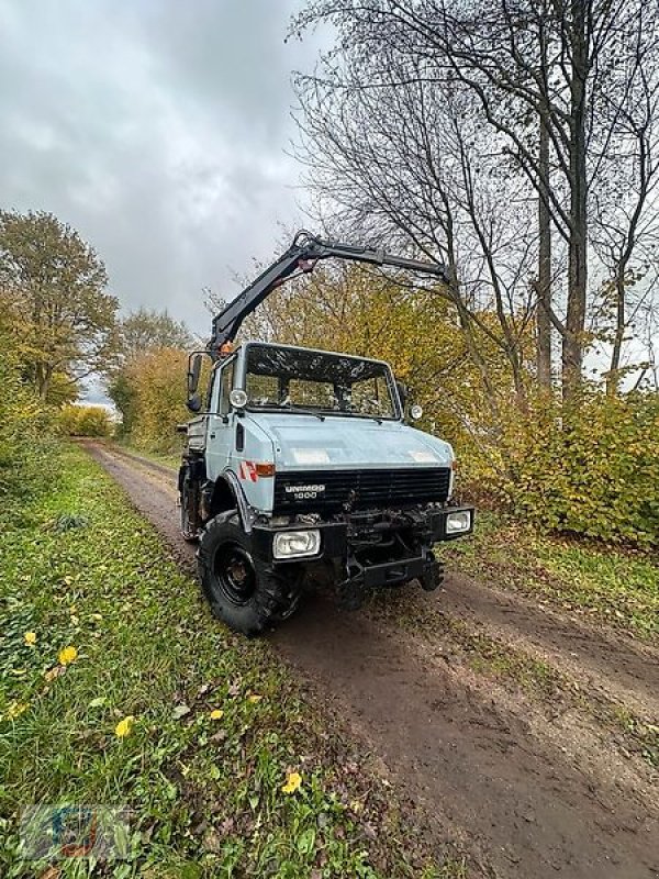 Unimog типа Mercedes-Benz U1000 424 Zapfwelle 60Km/h Kran Atlas AK1402 inkl. MwSt., Gebrauchtmaschine в Fitzen (Фотография 16)