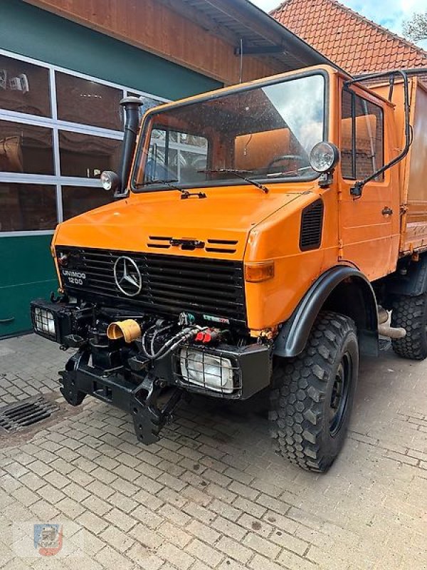 Unimog typu Mercedes-Benz U1200 VollAgrar Heckkraftheber Zapfwelle Lesnik U424, Gebrauchtmaschine v Fitzen (Obrázok 16)