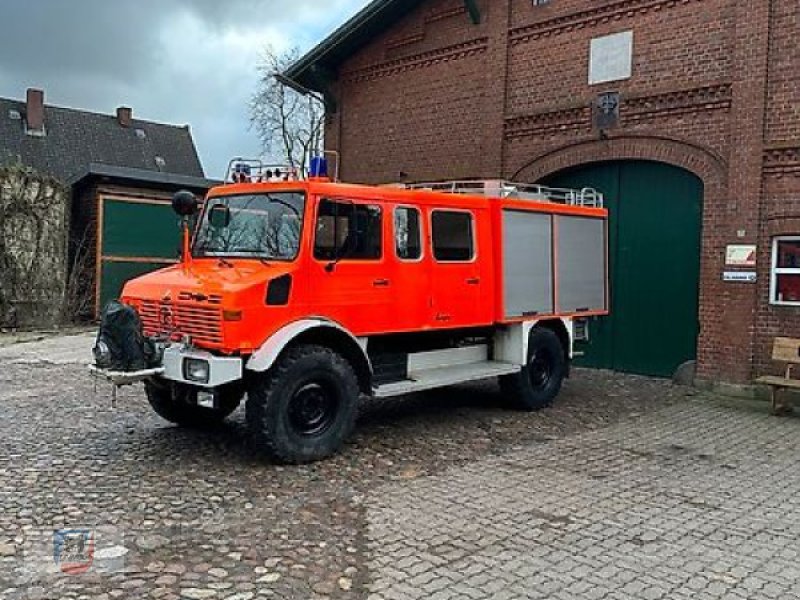 Unimog tipa Mercedes-Benz U1300L 37 Turbo DoKa H-Gutachten Feuerwehr Womo Expedition, Gebrauchtmaschine u Fitzen (Slika 1)