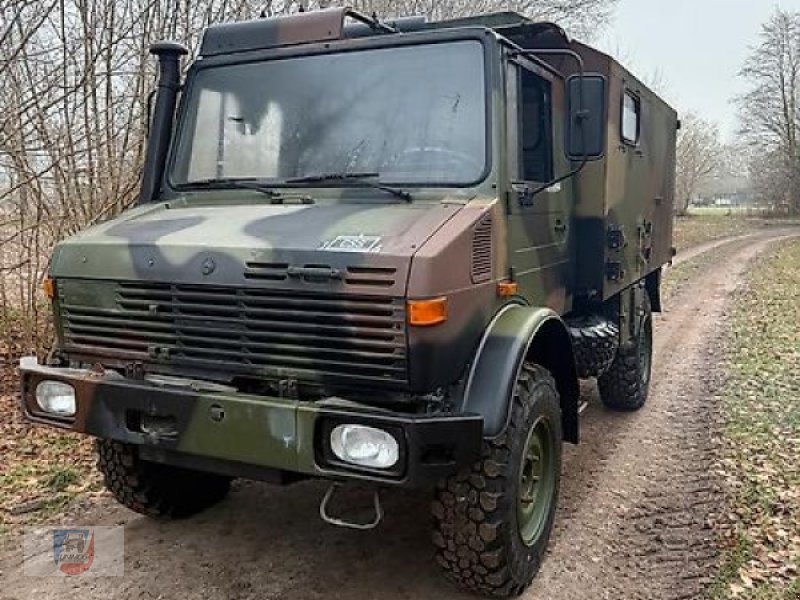 Unimog du type Mercedes-Benz U1300L Funk Sani Reisemobil Expeditionsmobil, Gebrauchtmaschine en Fitzen (Photo 1)