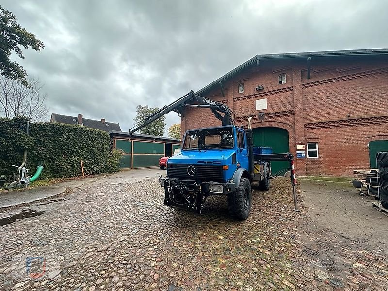 Unimog Türe ait Mercedes-Benz U1550L 437 HIAB 090 AW Kran 405/70R20 TÜV Bj. 95, Gebrauchtmaschine içinde Fitzen (resim 5)