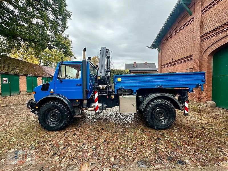 Unimog Türe ait Mercedes-Benz U1550L 437 HIAB 090 AW Kran 405/70R20 TÜV Bj. 95, Gebrauchtmaschine içinde Fitzen (resim 18)