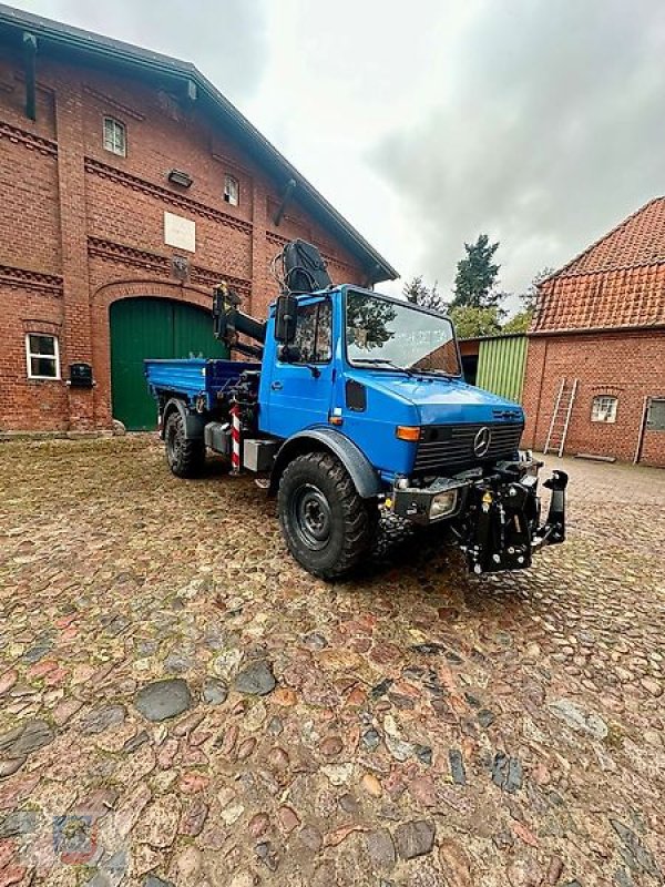 Unimog of the type Mercedes-Benz U1550L 437 HIAB 090 AW Kran 405/70R20 TÜV Bj. 95, Gebrauchtmaschine in Fitzen (Picture 9)