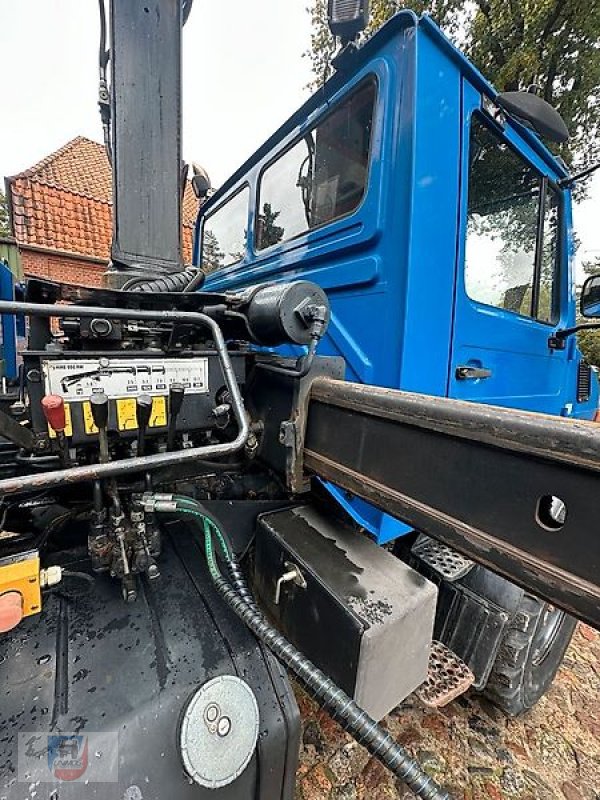 Unimog van het type Mercedes-Benz U1550L 437 HIAB 090 AW Kran 405/70R20 TÜV Bj. 95, Gebrauchtmaschine in Fitzen (Foto 3)