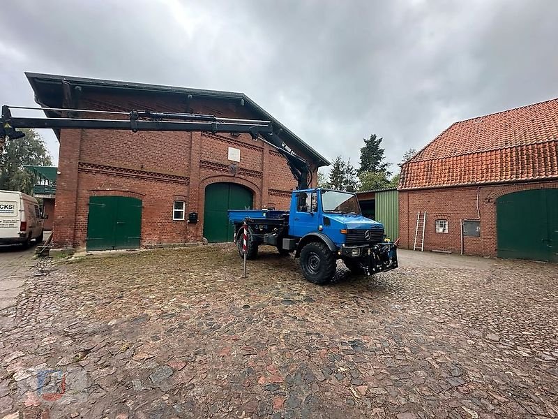 Unimog Türe ait Mercedes-Benz U1550L 437 HIAB 090AW Kran 405/70R20 TÜV Bj.95 39.900Netto, Gebrauchtmaschine içinde Fitzen (resim 12)