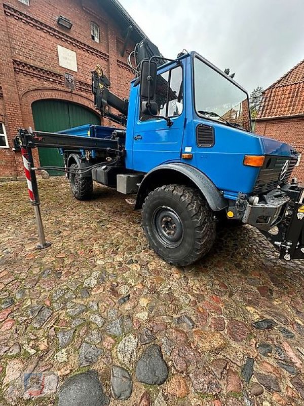 Unimog des Typs Mercedes-Benz U1550L 437 HIAB 090AW Kran 405/70R20 TÜV Bj.95 39.900Netto, Gebrauchtmaschine in Fitzen (Bild 9)