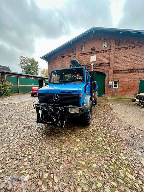 Unimog del tipo Mercedes-Benz U1550L 437 HIAB 090AW Kran 405/70R20 TÜV Bj.95 39.900Netto, Gebrauchtmaschine In Fitzen (Immagine 7)