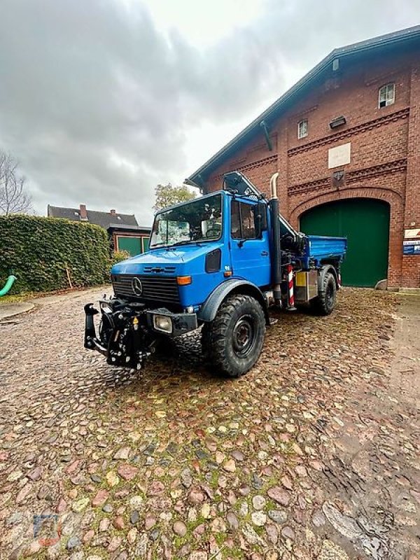 Unimog typu Mercedes-Benz U1550L 437 HIAB 090AW Kran 405/70R20 TÜV Bj.95 39.900Netto, Gebrauchtmaschine v Fitzen (Obrázek 21)