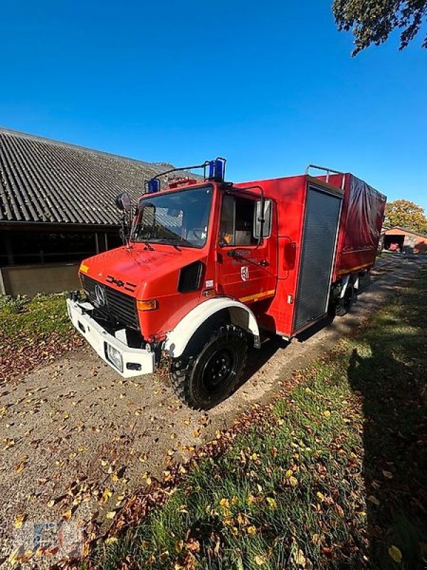 Unimog от тип Mercedes-Benz U1550L Feuerwehr U437.141 Reise Expedition SW2000 Lentner, Gebrauchtmaschine в Fitzen (Снимка 1)