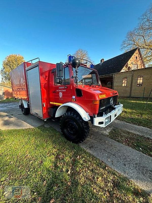 Unimog Türe ait Mercedes-Benz U1550L Feuerwehr U437.141 Reise Expedition SW2000 Lentner, Gebrauchtmaschine içinde Fitzen (resim 3)