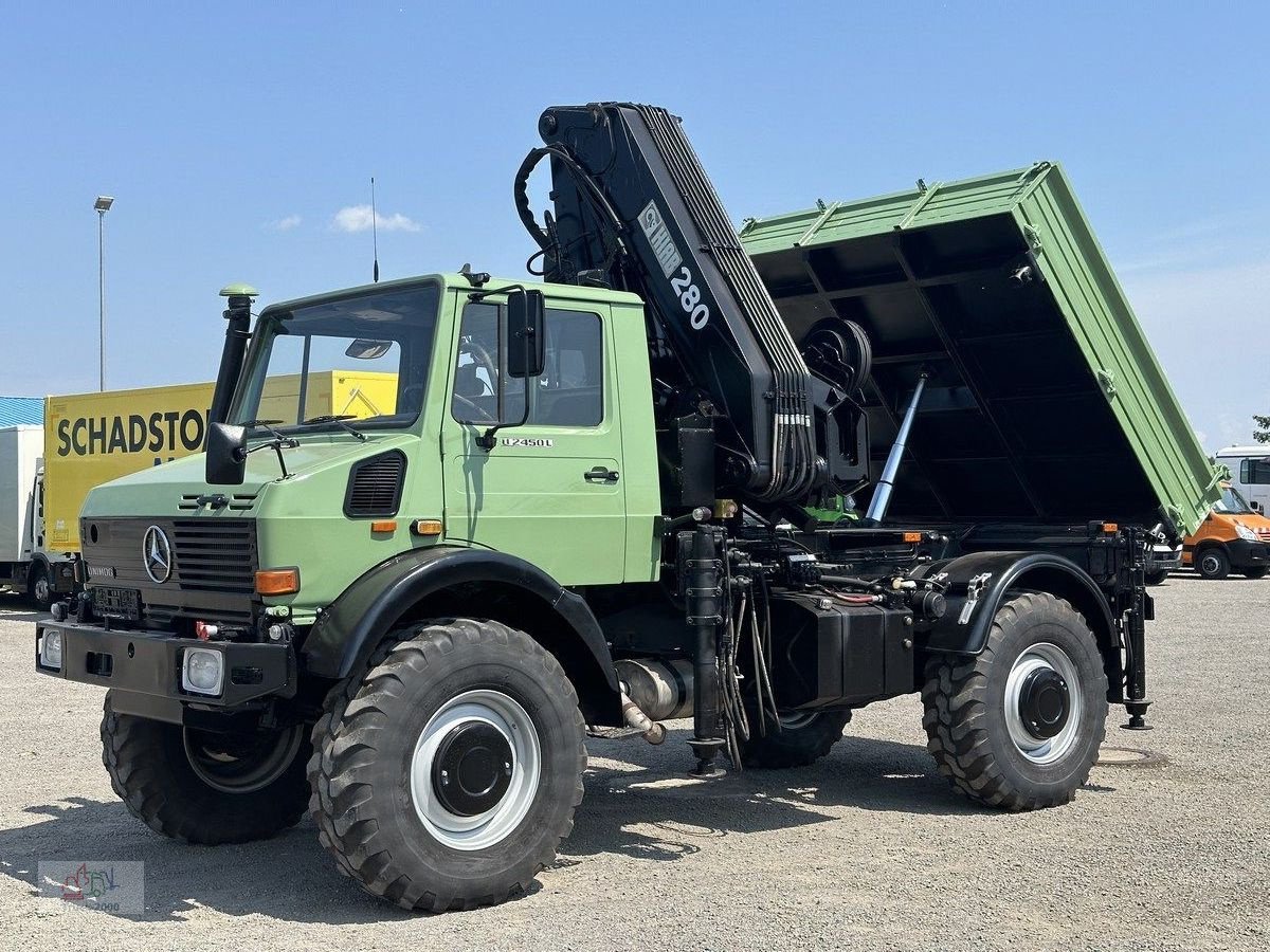 Unimog des Typs Mercedes-Benz Unimog U 2450 L HIAB 280-5 17,5m Höhe inkl. Arbeitskorb, Gebrauchtmaschine in Sottrum (Bild 4)