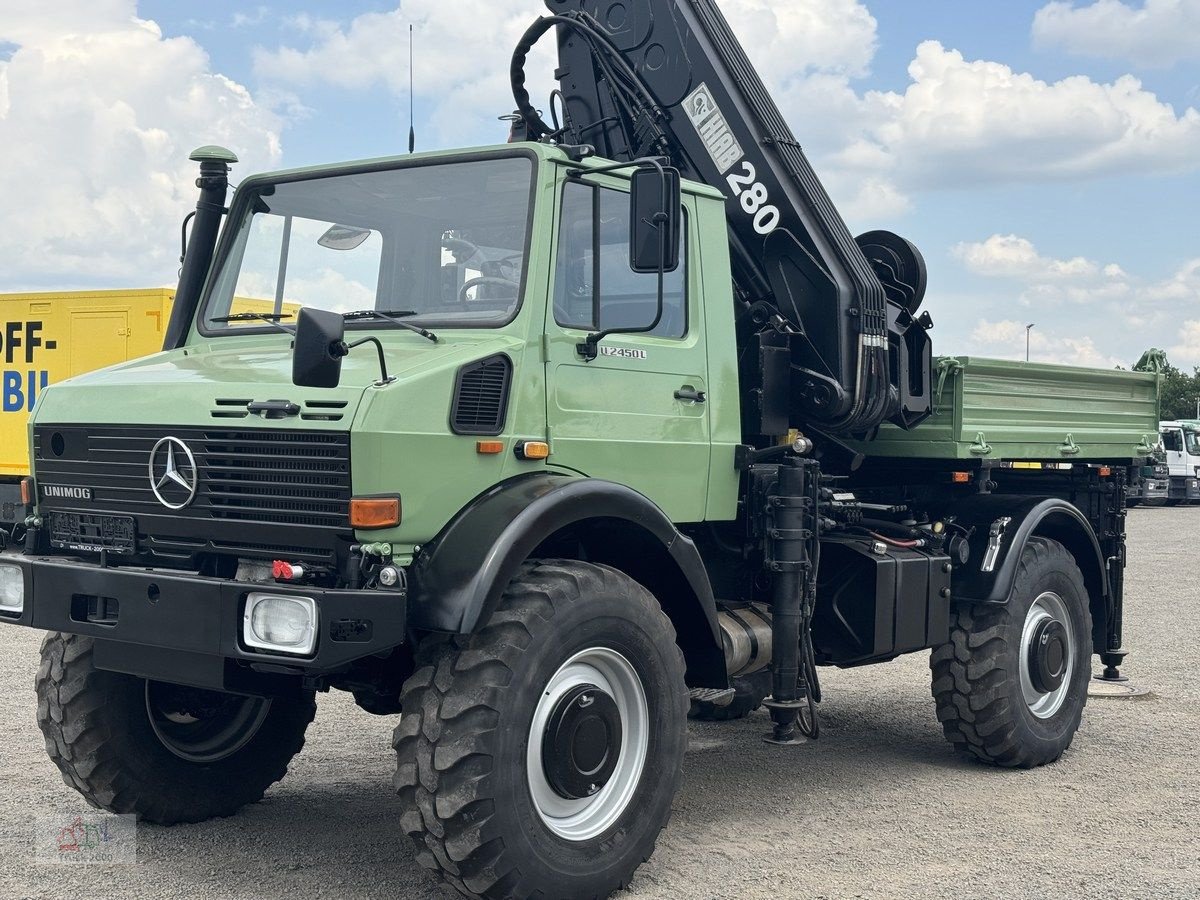 Unimog типа Mercedes-Benz Unimog U 2450 L HIAB 280-5 17,5m Höhe inkl. Arbeitskorb, Gebrauchtmaschine в Sottrum (Фотография 15)