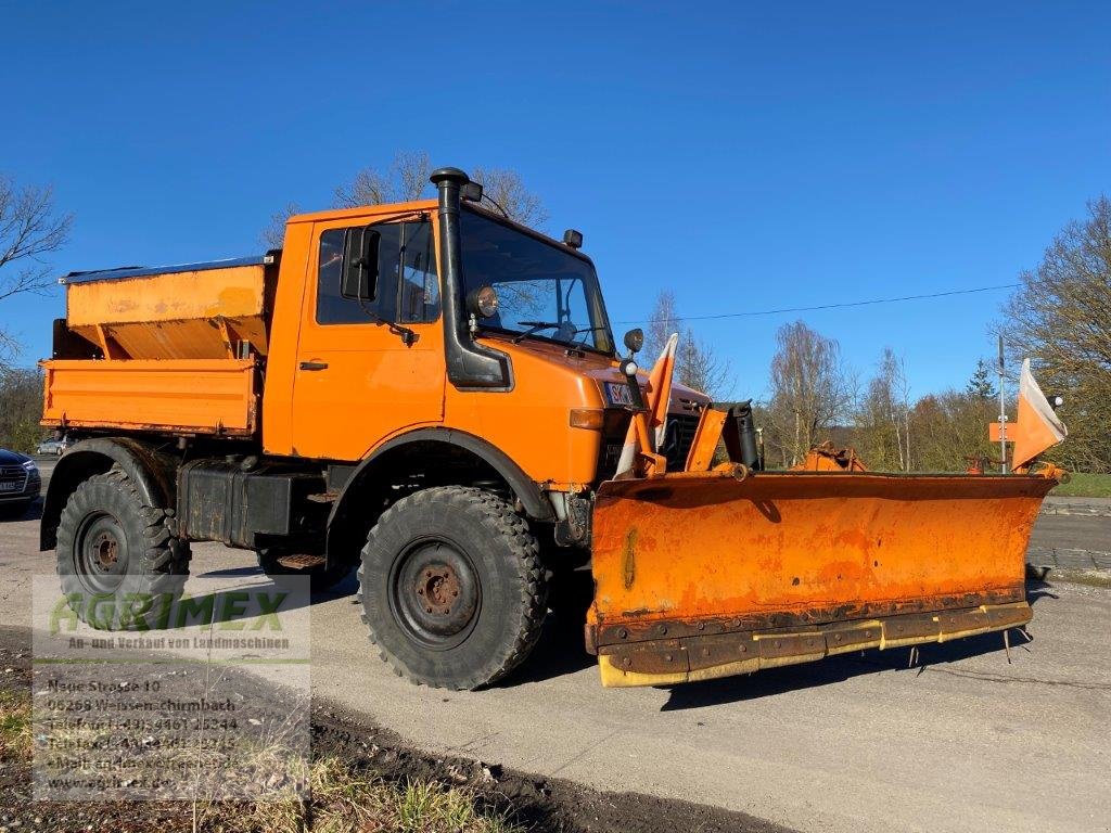 Unimog Türe ait Mercedes-Benz Unimog U 424 **Bastlerfahrzeug**, Gebrauchtmaschine içinde Weißenschirmbach (resim 2)