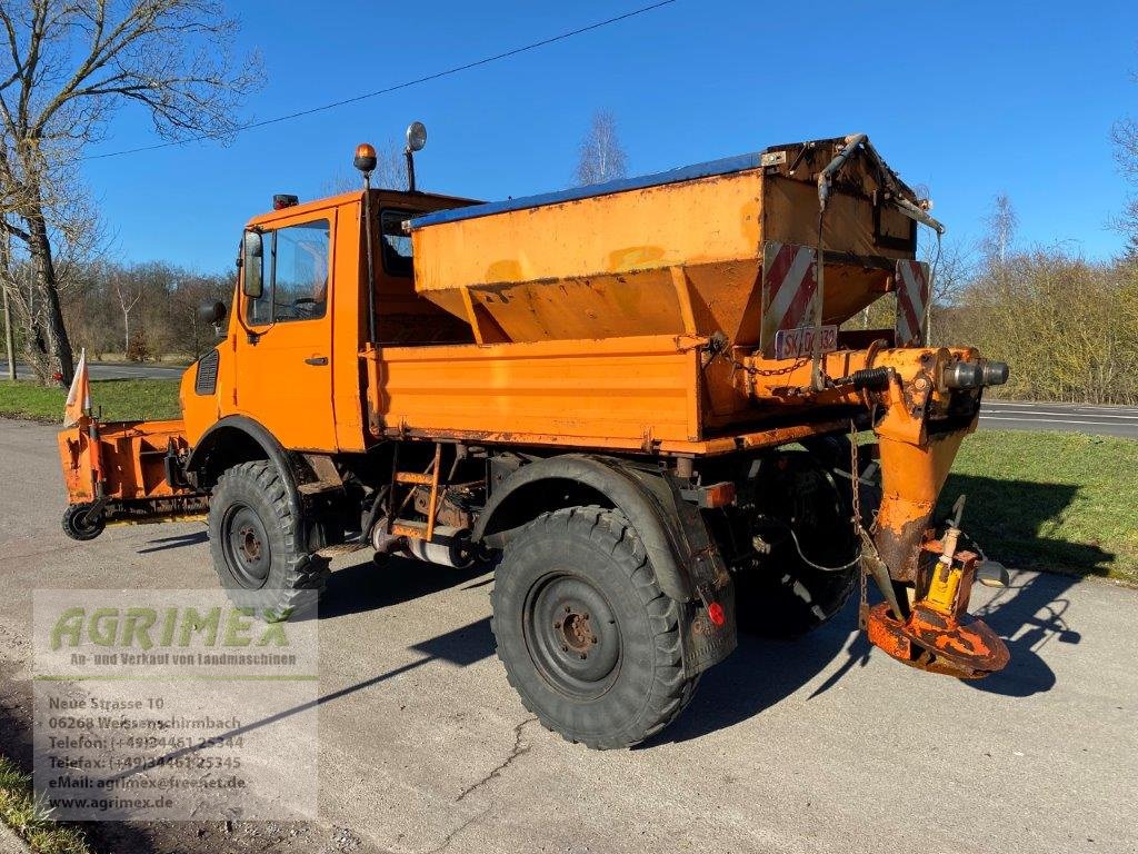 Unimog Türe ait Mercedes-Benz Unimog U 424 **Bastlerfahrzeug**, Gebrauchtmaschine içinde Weißenschirmbach (resim 4)