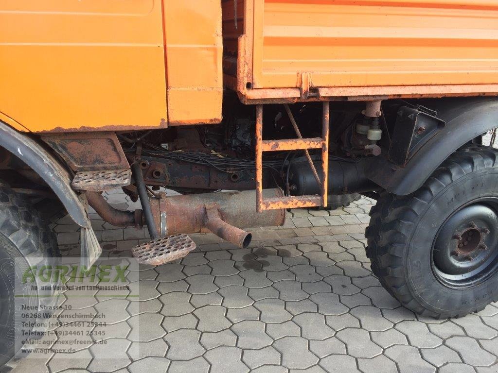 Unimog Türe ait Mercedes-Benz Unimog U 424 **Bastlerfahrzeug**, Gebrauchtmaschine içinde Weißenschirmbach (resim 11)