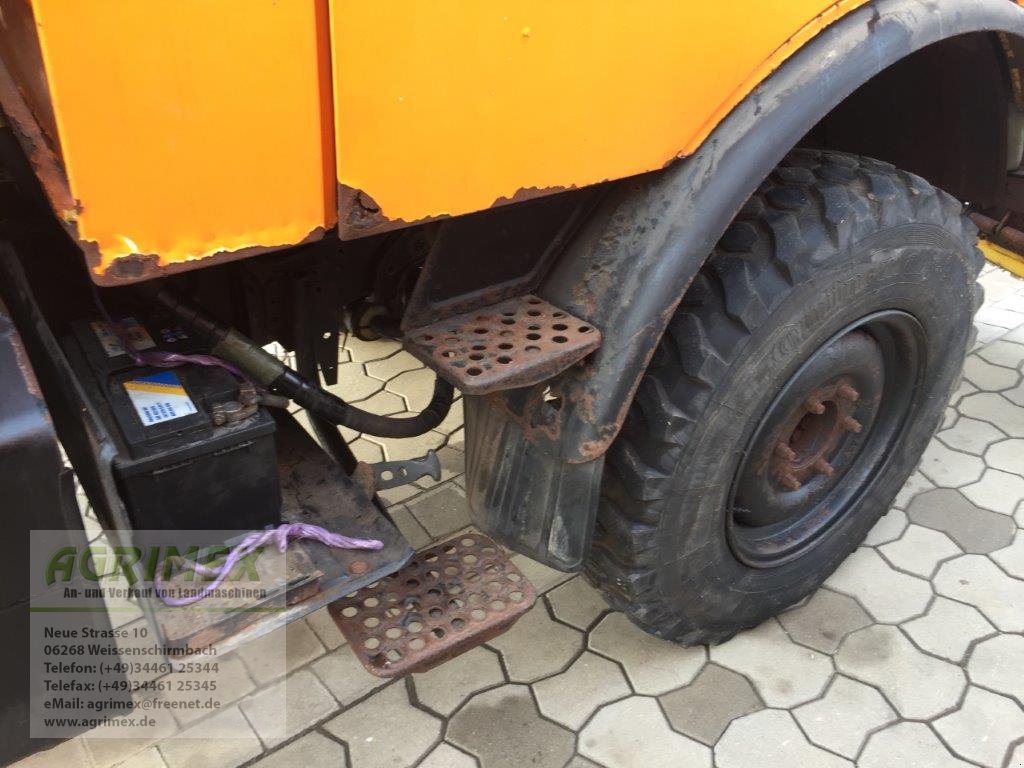 Unimog del tipo Mercedes-Benz Unimog U 424 **Bastlerfahrzeug**, Gebrauchtmaschine en Weißenschirmbach (Imagen 13)