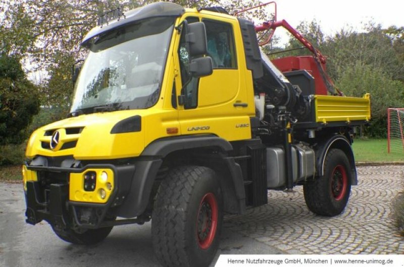 Unimog typu Mercedes-Benz Unimog U 530 mit Schnellwechsel Kran, Gebrauchtmaschine w Heimstetten (Zdjęcie 12)