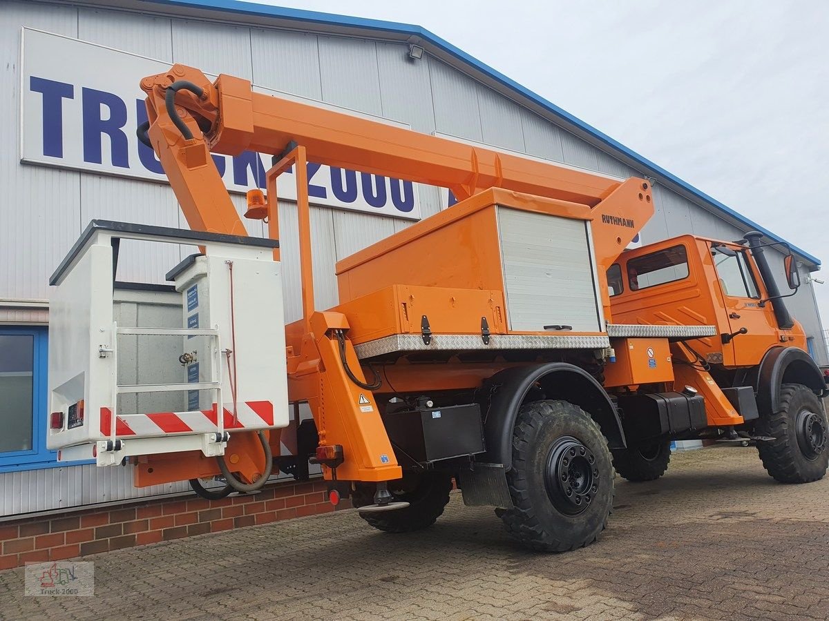 Unimog del tipo Mercedes-Benz Unimog U1850 L 4x4 Ruthmann Steiger 17m seitl.12m 1.Hd, Gebrauchtmaschine en Sottrum (Imagen 10)