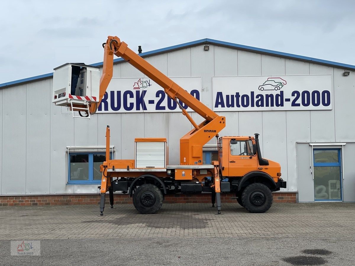 Unimog typu Mercedes-Benz Unimog U1850 L 4x4 Ruthmann Steiger 17m seitl.12m 1.Hd, Gebrauchtmaschine v Sottrum (Obrázek 19)