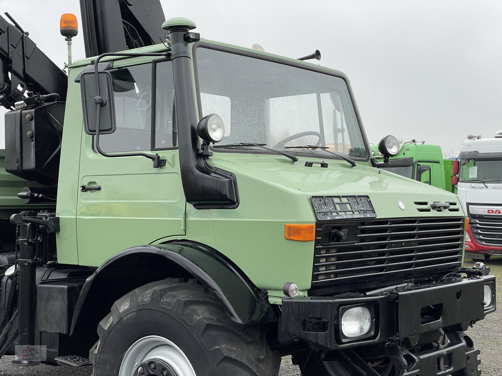 Unimog typu Mercedes-Benz Unimog U437 4x4 mit Hiab Kran + Zapfwelle + AHK 29 t., Gebrauchtmaschine v Sottrum (Obrázok 18)