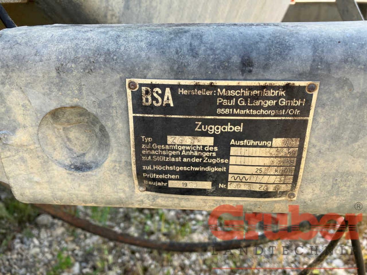 Vakuumfass του τύπου BSA PTW 5 T, Gebrauchtmaschine σε Ampfing (Φωτογραφία 8)