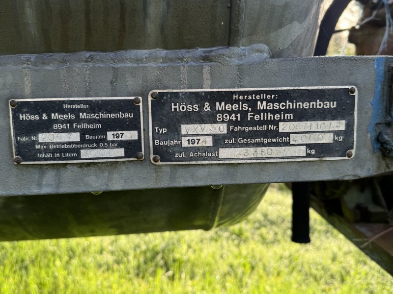 Vakuumfass des Typs Höss & Meels vx 30, Gebrauchtmaschine in Schrobenhausen / Ried (Bild 1)