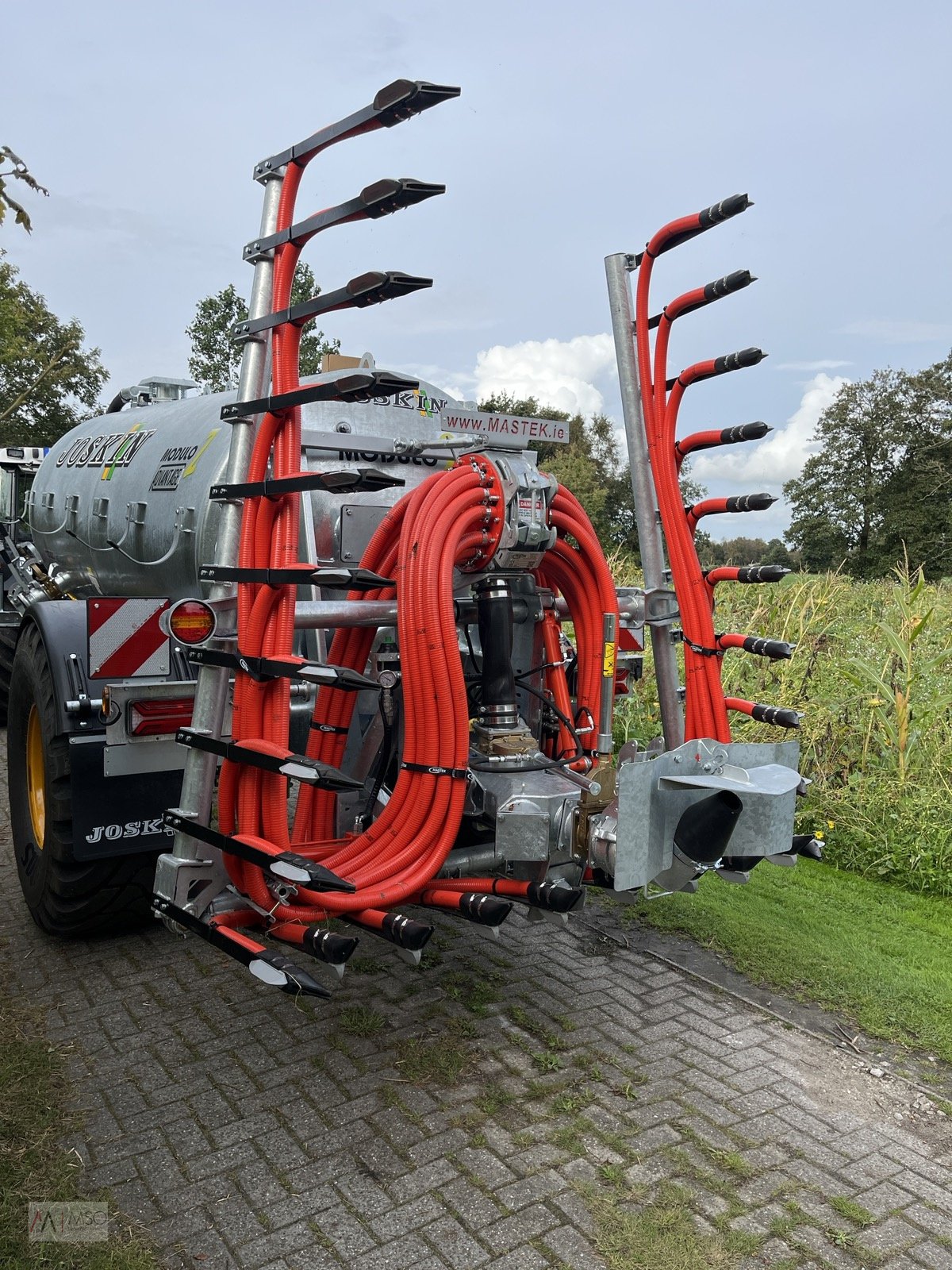 Vakuumfass Türe ait Joskin Modulo 2 10000l mit Mastek Schleppschuh 7,5m Vorführer, Neumaschine içinde Südbrookmerland (resim 2)