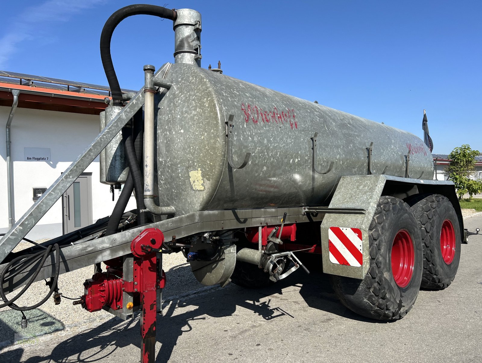 Vakuumfass tip Wienhoff 14000 Liter Vakuumfass mit Nachlauflenkachse und Turbofüller, Gebrauchtmaschine in Amtzell (Poză 1)