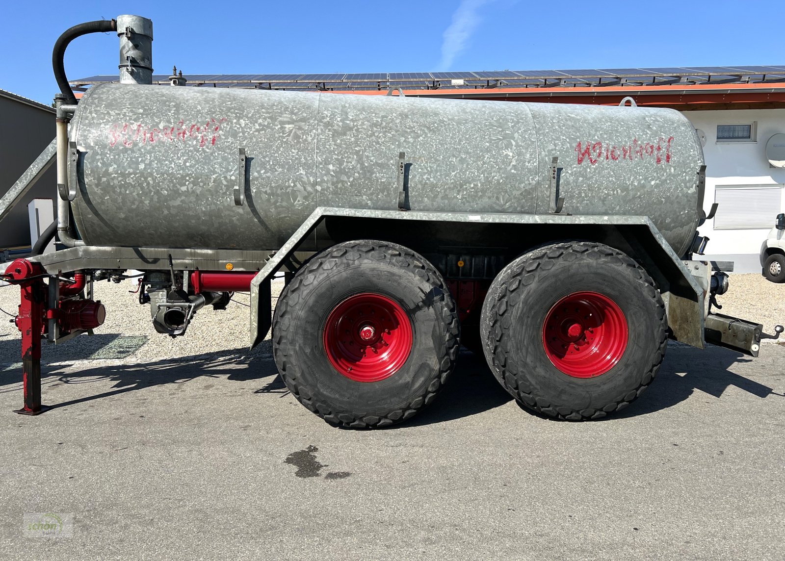 Vakuumfass tip Wienhoff 14000 Liter Vakuumfass mit Nachlauflenkachse und Turbofüller, Gebrauchtmaschine in Amtzell (Poză 2)