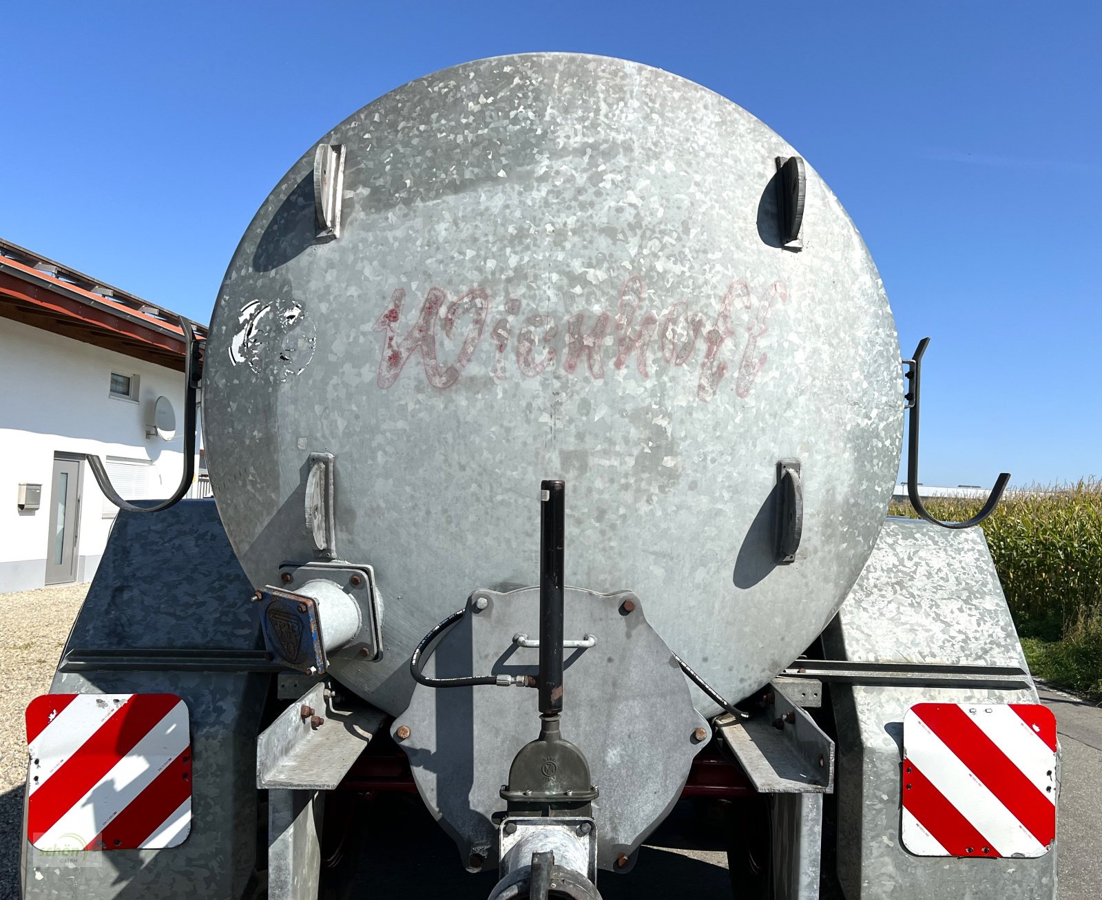 Vakuumfass tip Wienhoff 14000 Liter Vakuumfass mit Nachlauflenkachse und Turbofüller, Gebrauchtmaschine in Amtzell (Poză 7)