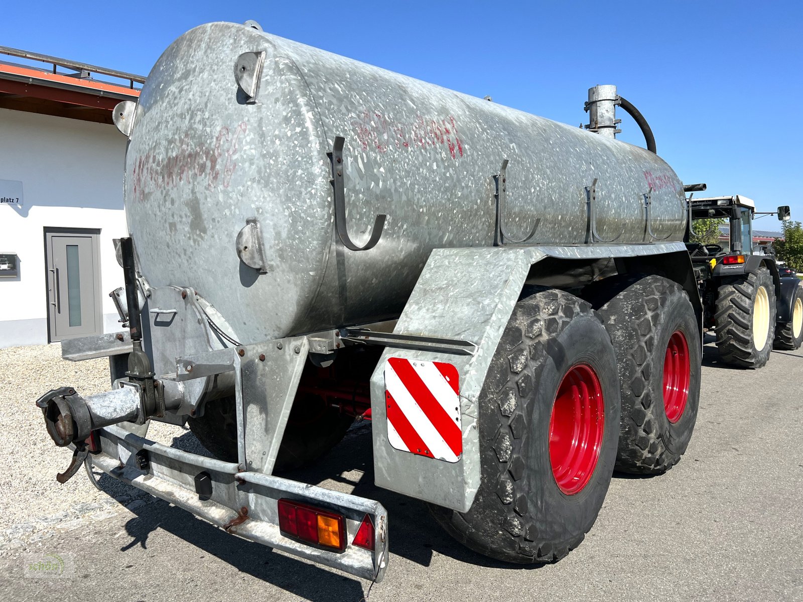 Vakuumfass tip Wienhoff 14000 Liter Vakuumfass mit Nachlauflenkachse und Turbofüller, Gebrauchtmaschine in Amtzell (Poză 9)