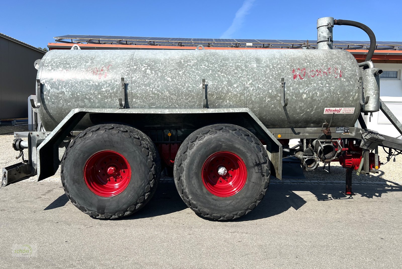 Vakuumfass типа Wienhoff 14000 Liter Vakuumfass mit Nachlauflenkachse und Turbofüller, Gebrauchtmaschine в Amtzell (Фотография 10)