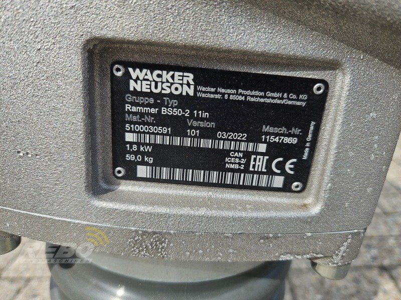 Vibrations-Stampfer tip Wacker Neuson BS50-2, Neumaschine in Aurich (Poză 2)